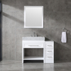 White Color Bathroom Vanity Free Standing Bathroom Decor 