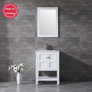 24inch white bathroom vanity small size cabinet for bathroom
