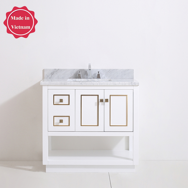 China free standing antique 36 inch Bathroom Vanity manufacturers, free