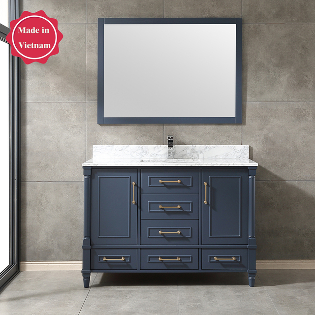 China free standing blue 48 inch Bathroom Vanity manufacturers, free