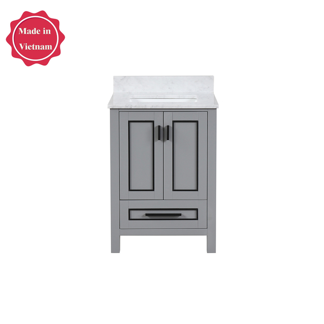 China free standing gray 24 inch Bathroom Vanity manufacturers, free
