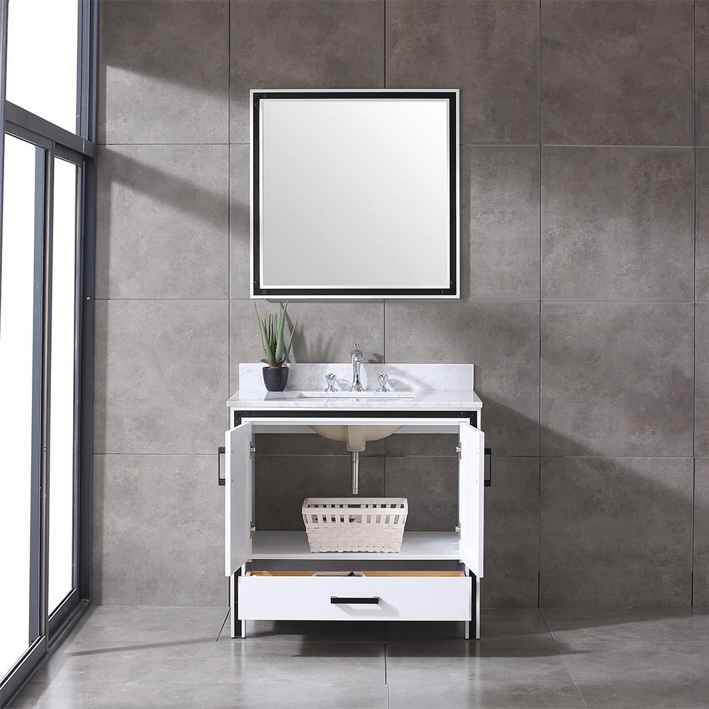 36 inch traditional corner Bathroom Vanity